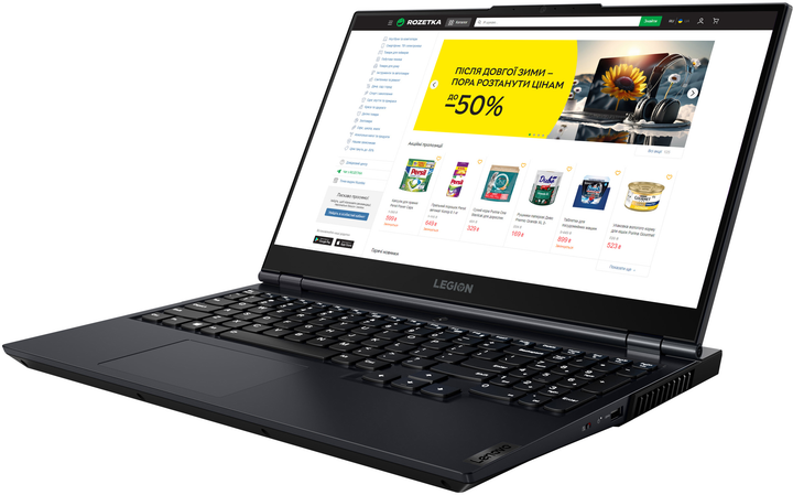 Laptop Lenovo Legion 5 15ACH6 (82JW009FPB) Shadow Black - obraz 2