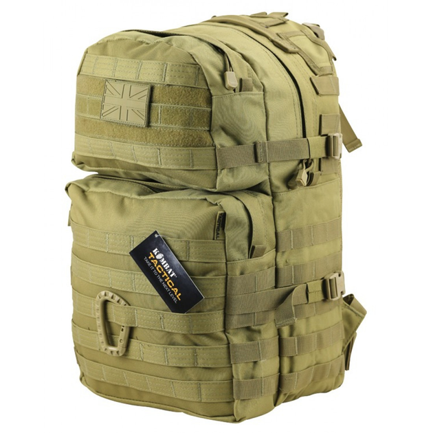 Рюкзак тактичний Kombat UK Medium Assault Pack (40 л) койот - зображення 1