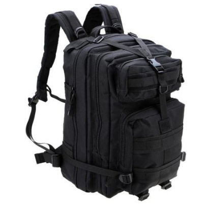 Тактический штурмовой военный рюкзак на 33-35 Traum литров чёрный - изображение 1