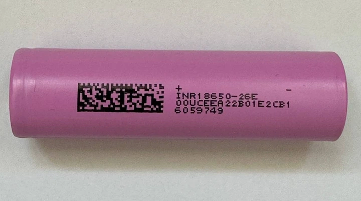 Аккумулятор INR18650-26E,DMEGC 2600 mAh, 3.7 V, ток розряда (max) - 15A ...