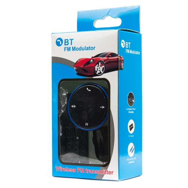 FM-трансмиттер (модулятор) bluetooth TTech S15BT Красный (10100977) - изображение 2