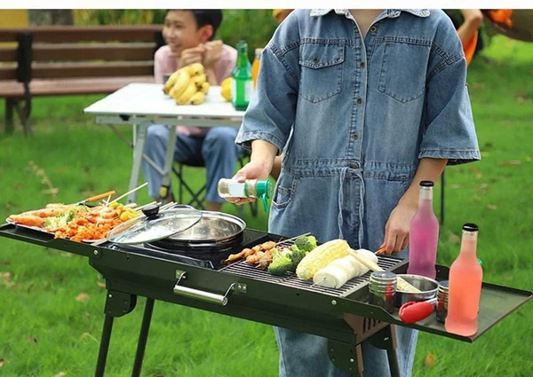 Складаний барбекю гриль портативний гриль XPRO BBQ Grill 1066G 60 * 30 см. - зображення 5