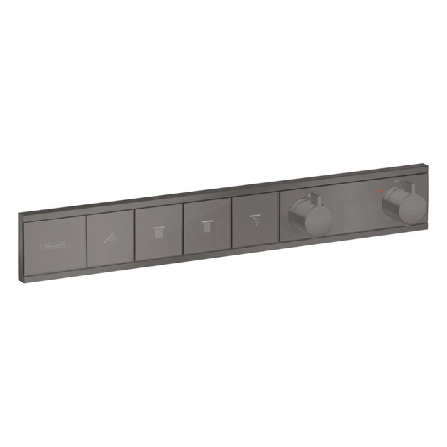 Термостат прихованого монтажу Hansgrohe RainSelect на 4 споживача, Brushed Black (15382340) - Фото 1 Термостат прихованого монтажу Hansgrohe RainSelect на 4 споживача, Brushed Black (15382340) - изображение 1