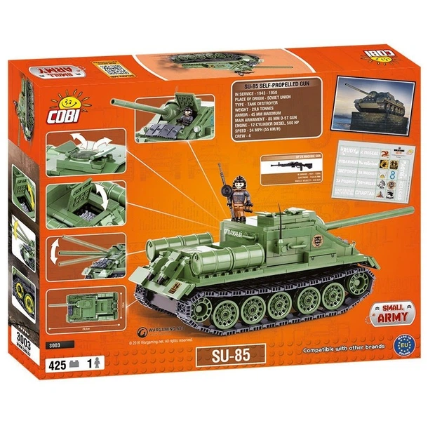 Klocki konstrukcyjne Cobi World Of Tanks SU-85 (COBI-3003) (5902251030032) - obraz 3