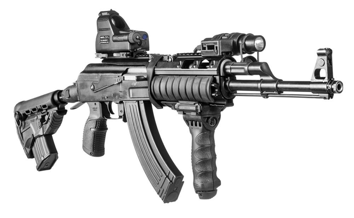 Приклад FAB Defense для AK з утримувачем магазину (без буферної труби) - зображення 2
