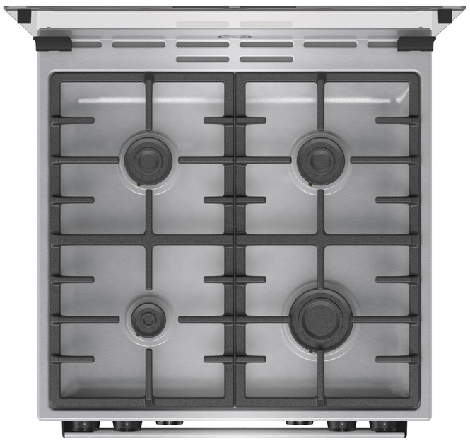 Kuchenka gazowa z piekarnikiem elektrycznym Gorenje GKS 6C70 XF - obraz 7