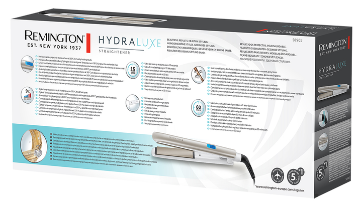 Prostownica do włosów Remington S8901 HYDRAluxe - obraz 10
