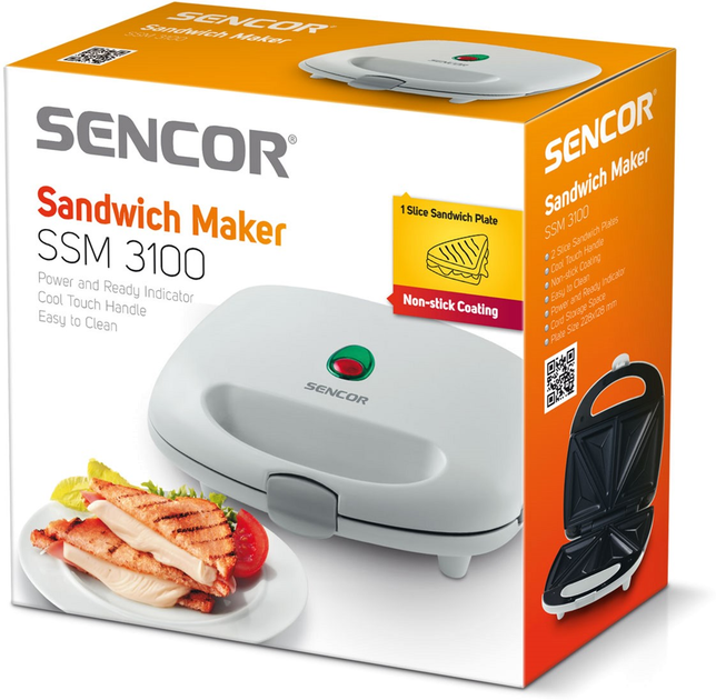 Opiekacz do kanapek SENCOR SSM 3100 - obraz 3