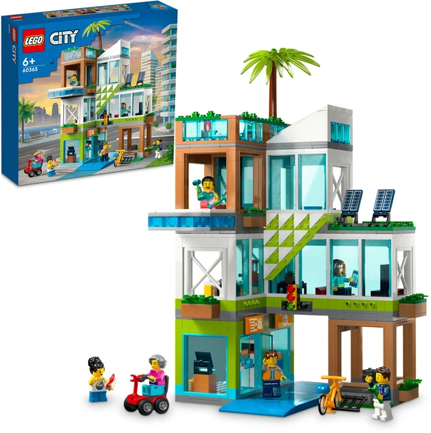 Конструктор LEGO City Багатоквартирний будинок 688 деталей (60365) - зображення 9