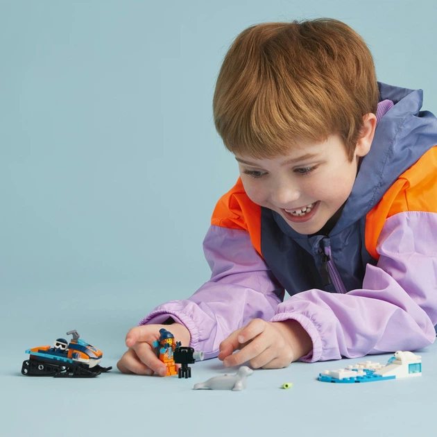 Конструктор LEGO City Арктичний дослідницький снігохід 70 деталей (60376) - зображення 3