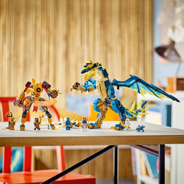 Конструктор LEGO Ninjago Дракон стихій проти робота Володарки 1038 деталей (71796) - зображення 5