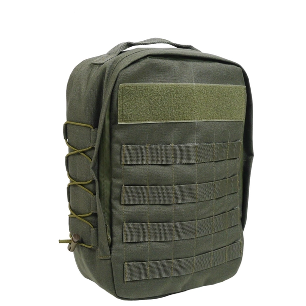 Універсальний тактичний швидкоз'ємний рюкзак 10 літрів, військовий штурмовий рюкзак із щільної тактичної тканини Kiborg Хакі - зображення 1