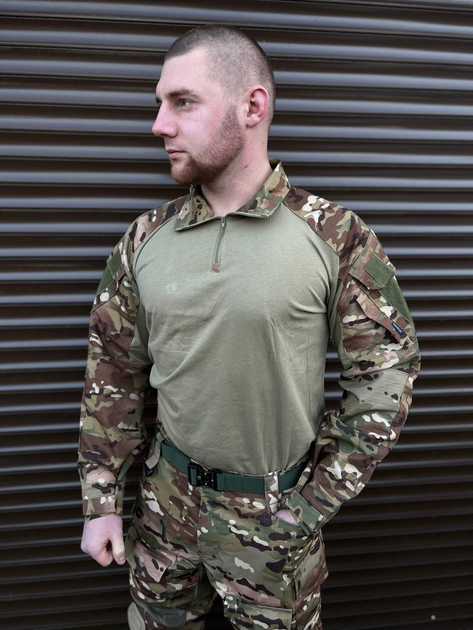 Тактический военный костюм Tactical ( Убакс + Штаны ), Камуфляж: Мультикам, Размер: M - изображение 2