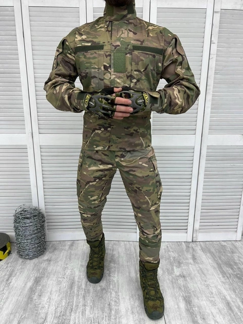 Тактичний костюм військовий Статутний ГОСТ ( Кітель + Штани ), Камуфляж: Мультикам, Розмір: XXL - зображення 1