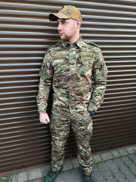 Тактичний військовий костюм M16H ( Китель + Штани ), Камуфляж: Мультикам, Розмір: M - зображення 2