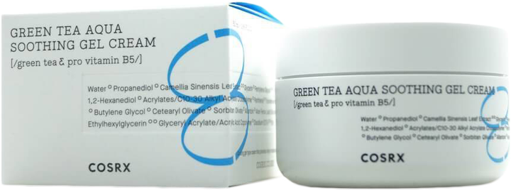 Крем Cosrx Hydrium Green Tea Aqua Soothing Gel Cream Успокаивающий с экстрактом зеленого чая 50 мл (8809598450622/8809598453616) - изображение 1