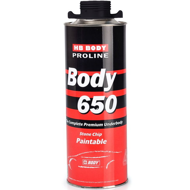 Антигравийное покрытие | BODY 650 Proline | Под краскопульт 1 кг — Черный - Фото 1 Антигравийное покрытие | BODY 650 Proline | Под краскопульт 1 кг — Черный - изображение 1