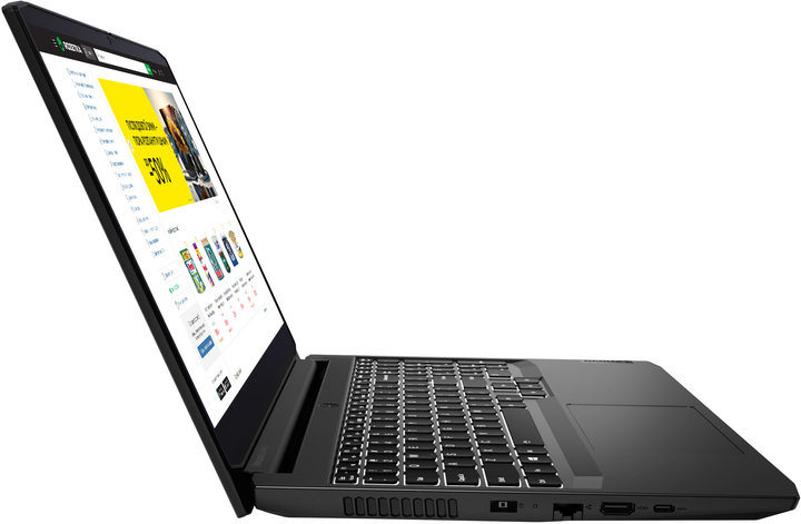 Laptop Lenovo IdeaPad Gaming 3 15IHU6 (82K100HQPB) Shadow Black - obraz 6