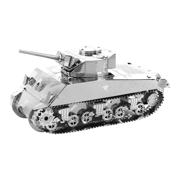 Металлический 3D-пазл Piececu Sherman Tank - изображение 2