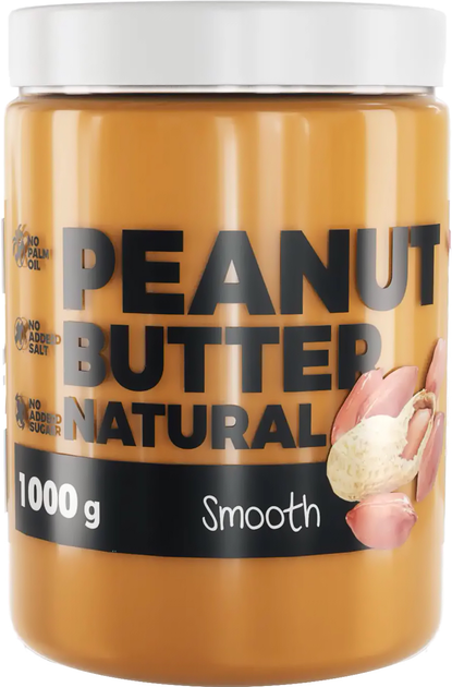 Арахісова паста Peanut Butter Smooth 1000 г (5903111089856) - зображення 1