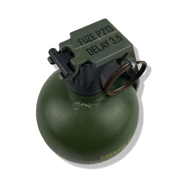 Страйкбольна граната, граната навчальна імітаційна з активною чекою (П-67-Г) НАТО - изображение 1