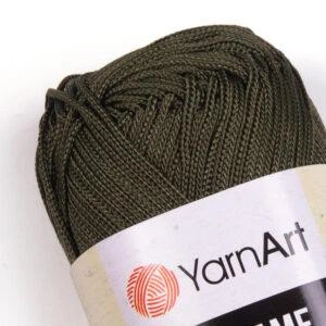 Турецкая пряжа для вязания YarnArt Macrame (макраме)- 164 светло-черный - изображение 2