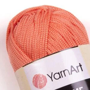 Турецкая пряжа для вязания YarnArt Macrame (макраме)- 160 персик - изображение 3