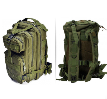 Тактический штурмовой военный рюкзак на 43-45 Traum литров зеленый - изображение 1