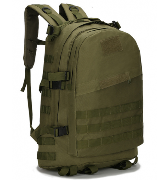 Городской тактический штурмовой военный рюкзак на 40 литров Traum оливковый - изображение 1
