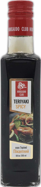 Соус соєвий Hokkaido Club Теріякі Пікантний 200 мл (4820172441083) - зображення 1
