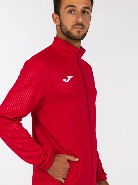 Спортивная кофта мужская Joma Montreal 102744.600 M Красная (8445456389804) - изображение 4