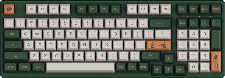 Клавиатура проводная Akko 3098S London CS Jelly Purple RGB USB