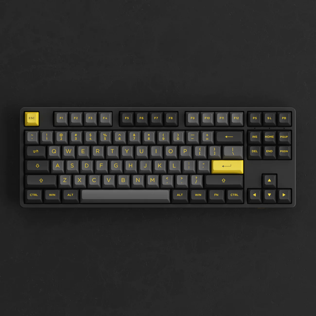 Клавиатура Akko 5087B Plus RGB V3 Cream Yellow Hot-Swap (6925758624206) Black/Gold - Фото 8 Клавиатура Akko 5087B Plus RGB V3 Cream Yellow Hot-Swap (6925758624206) Black/Gold - изображение 8