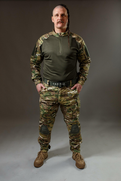 Військова форма Tactic, тактичний костюм (убакс + штани CORD), мультикам 54 - зображення 1