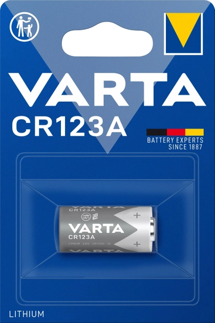 Bateria Varta CR 123A BLI 1 Litowa (06205301401) (4008496537280) - obraz 1