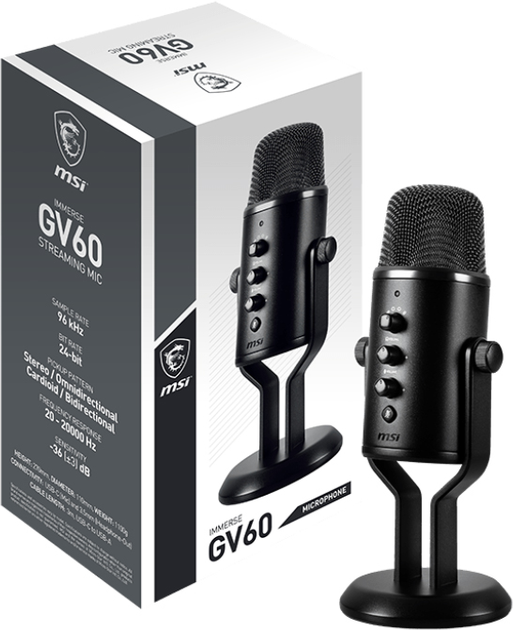 Mikrofon MSI IMMERSE GV60 STREAMING MIC - obraz 5