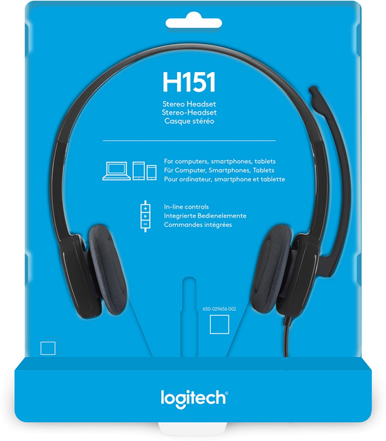 Навушники Logitech H151 Black (981-000589) - зображення 8