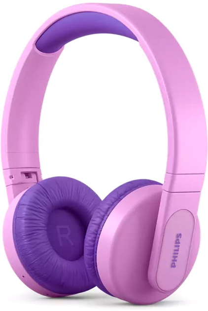 Słuchawki Philips Kids TAK4206 Nauszne Kolorowe panele świetlne Wireless Pink (TAK4206PK/00) - obraz 1