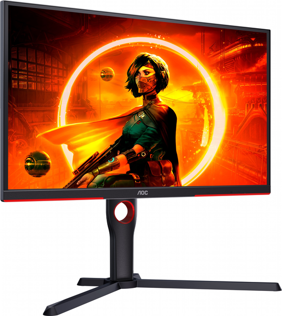 Монітор 24.5" AOC 25G3ZM/BK -- FHD VA 8-Bit / 240 Hz / 1 ms (GTG) / Adaptive Sync / G-SYNC Compatible / Freesync Premium - зображення 6