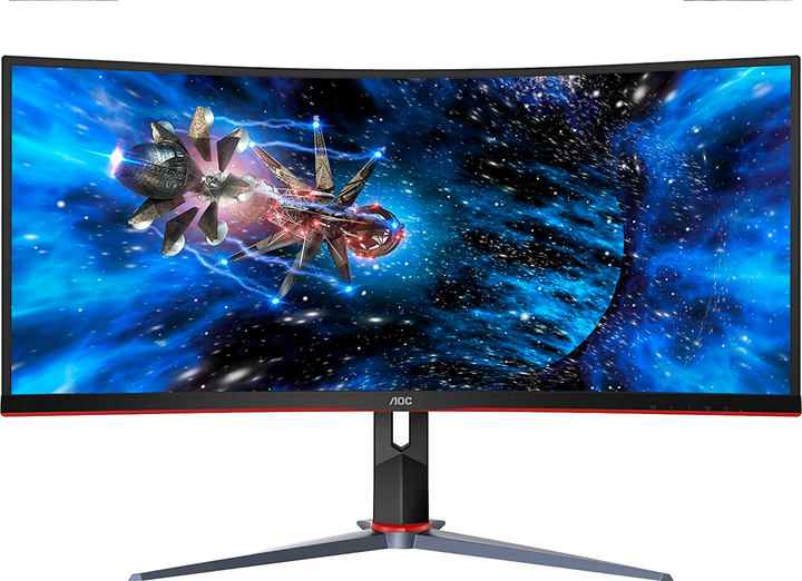 Monitor 34" AOC CU34G2X/BK - obraz 2