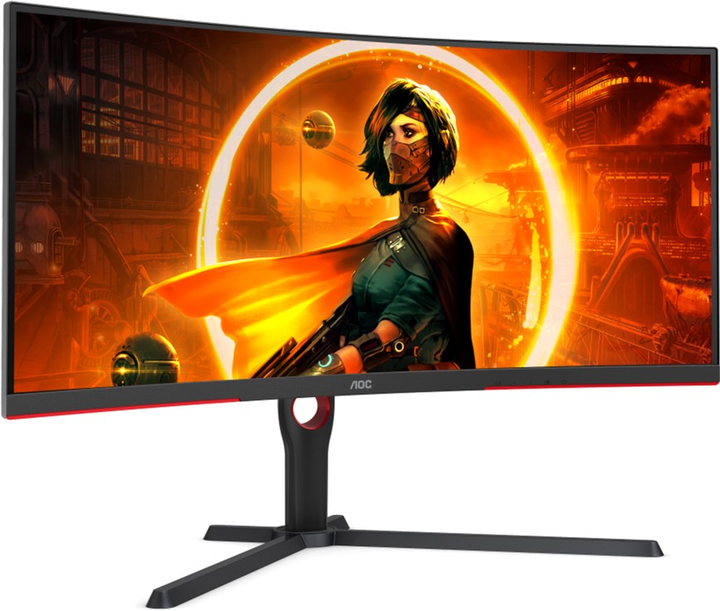 Monitor 34" AOC CU34G3S/BK - obraz 2
