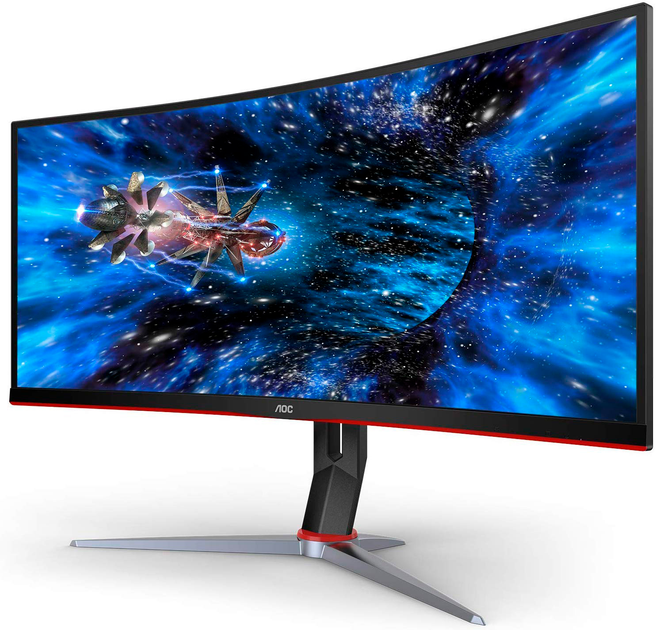 Monitor 34" AOC CU34G2X/BK - obraz 5