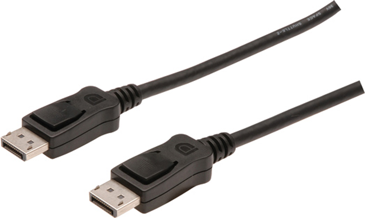 Кабель Digitus Assmann DisplayPort (AM/AM) 1 м Black (AK-340103-010-S) - зображення 1