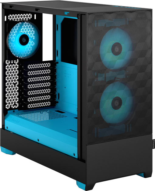 Obudowa Fractal Design Pop Air RGB Cyan Core TG (FD-C-POR1A-02) - obraz 7