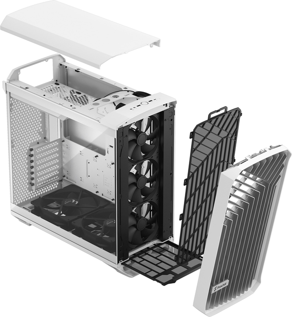 Корпус Fractal Design Torrent White Tempered Glass Clear Tint (FD-C-TOR1A-03) - зображення 19