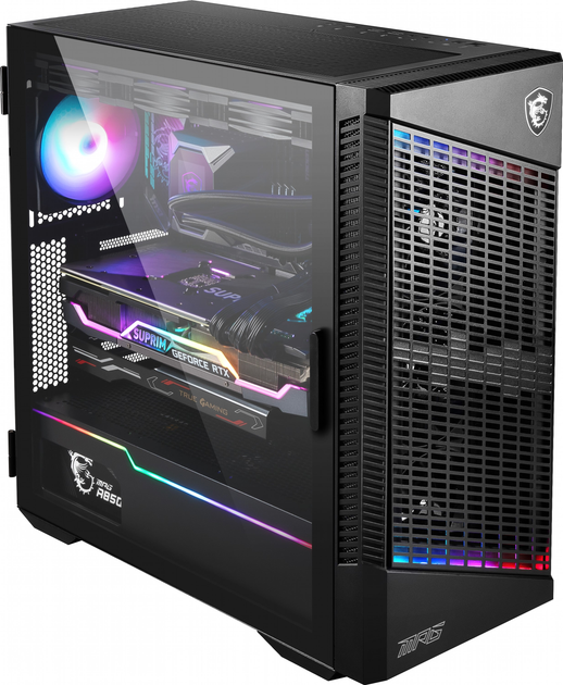 Корпус MSI MPG VELOX 100P AIRFLOW Black - зображення 2