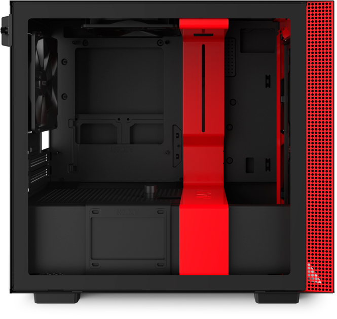 Корпус NZXT H210 Black/Red Chassis (CA-H210B-BR) - зображення 5