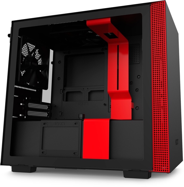 Корпус NZXT H210 Black/Red Chassis (CA-H210B-BR) - зображення 11