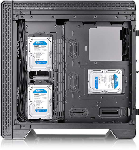 Корпус Thermaltake A700 Aluminum Tempered Glass Black Edition Full Tower Chassis (CA-1O2-00F9WN-00) - зображення 8