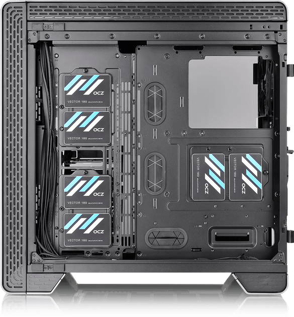 Корпус Thermaltake A700 Aluminum Tempered Glass Black Edition Full Tower Chassis (CA-1O2-00F9WN-00) - зображення 9